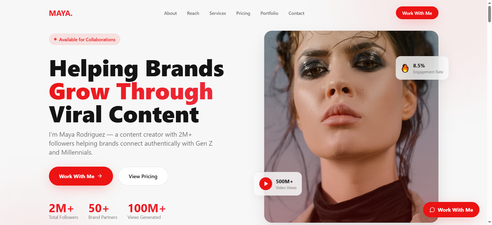 PERSONAL PORTFOLIO template